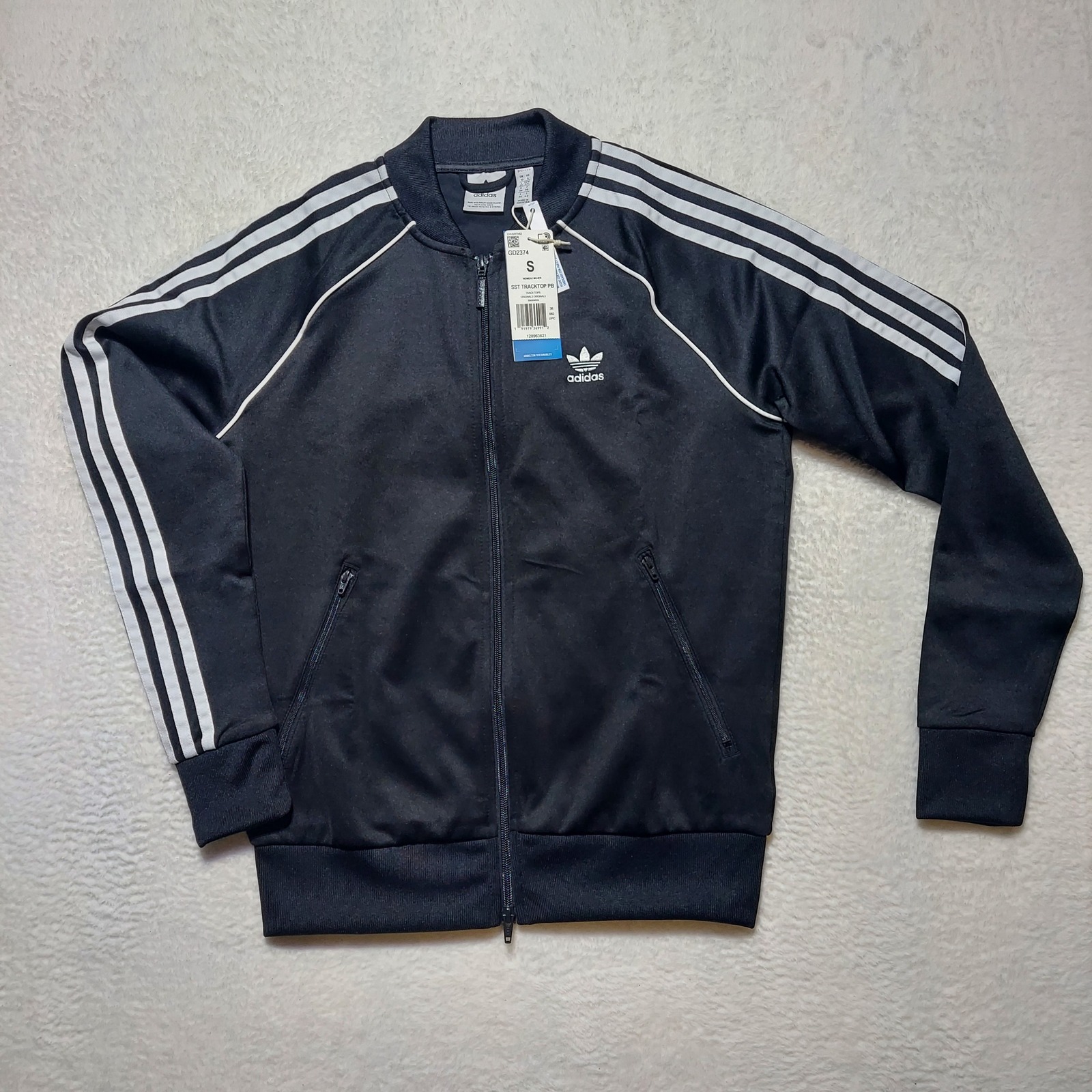 Adidas Sst Tracktop Pb Women Size S Black Brand New Gd2374 Originals Jacket